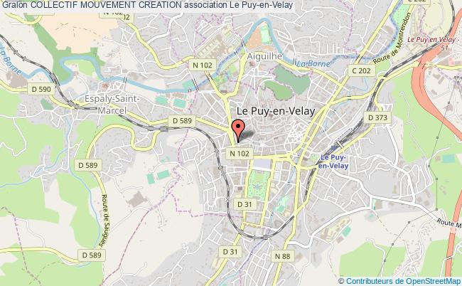 plan association Collectif Mouvement Creation Le Puy-en-Velay
