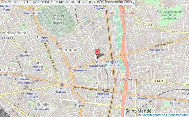 plan association Collectif National Des Maisons De Vie (cndmv) Paris