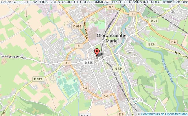 plan association Collectif National «des Racines Et Des Hommes» - Proteger Sans Interdire Oloron-Sainte-Marie