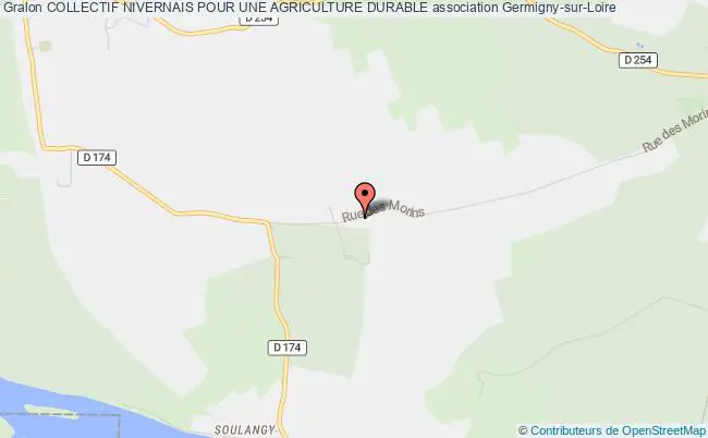 plan association Collectif Nivernais Pour Une Agriculture Durable Germigny-sur-Loire