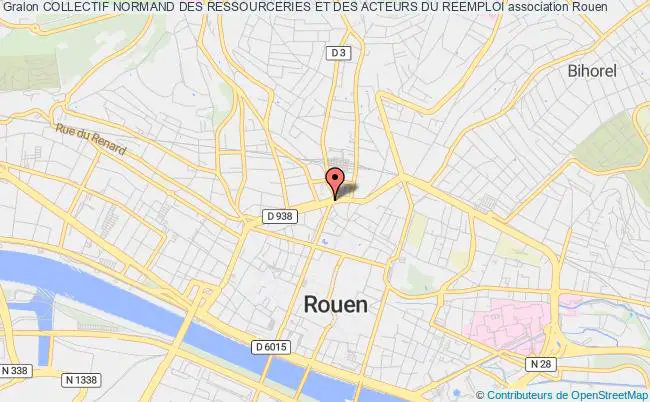 plan association Collectif Normand Des Ressourceries Et Des Acteurs Du Reemploi Rouen