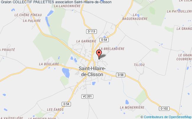 plan association Collectif Paillettes Saint-Hilaire-de-Clisson