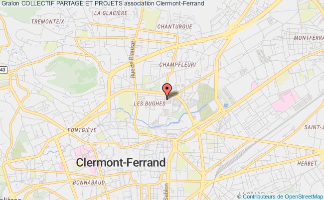 plan association Collectif Partage Et Projets Clermont-Ferrand
