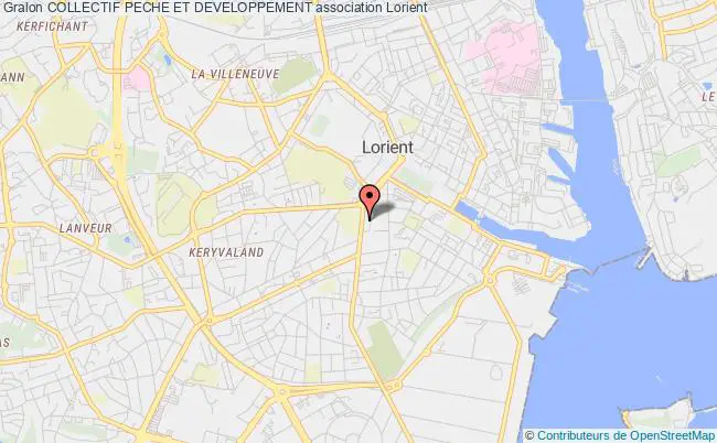 plan association Collectif Peche Et Developpement Lorient