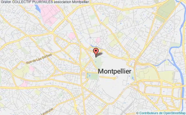 plan association Collectif Pluri'ailes Montpellier