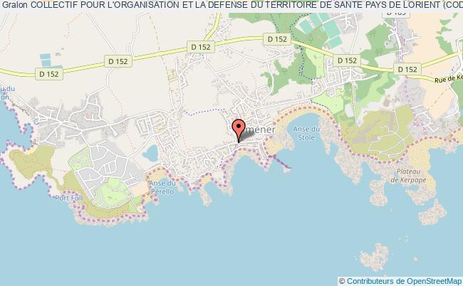 plan association Collectif Pour L'organisation Et La Defense Du Territoire De Sante Pays De Lorient (codts Pl) Ploemeur