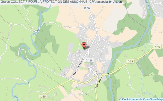 plan association Collectif Pour La Protection Des Assonnais (cpa) Asson