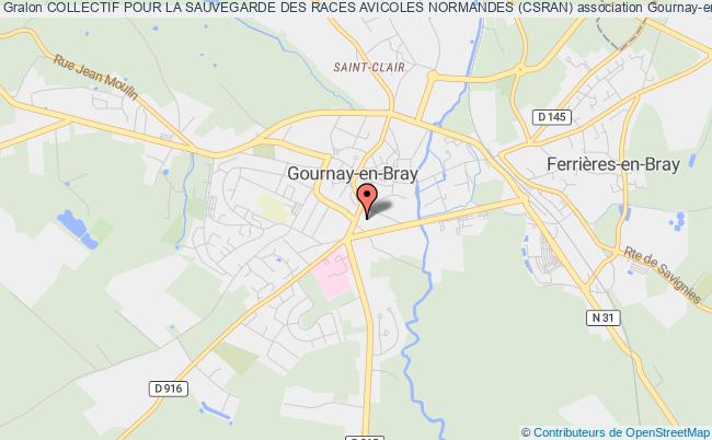 plan association Collectif Pour La Sauvegarde Des Races Avicoles Normandes (csran) Gournay-en-Bray