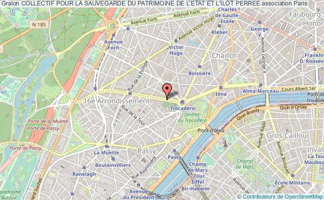plan association Collectif Pour La Sauvegarde Du Patrimoine De L'etat Et L'ilÔt Perree Paris