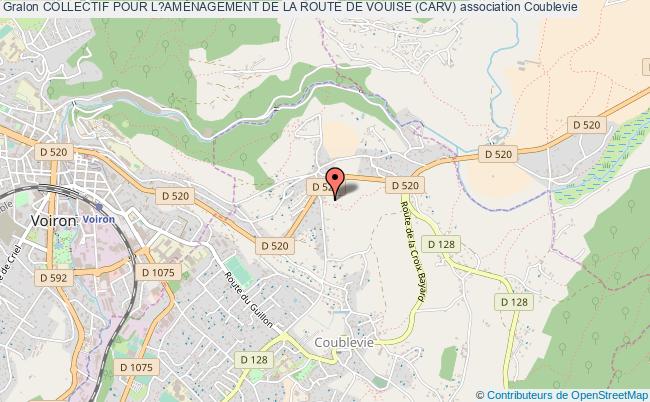 plan association Collectif Pour L?amÉnagement De La Route De Vouise (carv) Coublevie