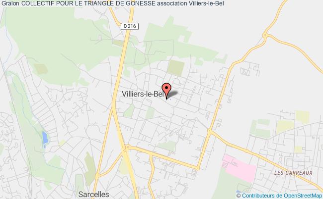 plan association Collectif Pour Le Triangle De Gonesse Villiers-le-Bel