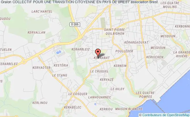 plan association Collectif Pour Une Transition Citoyenne En Pays De Brest Brest