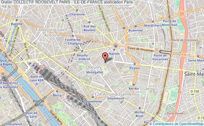 plan association Collectif Roosevelt Paris - Ile-de-france PARIS