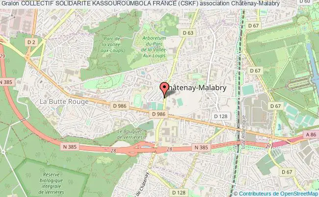 plan association Collectif Solidarite Kassouroumbola France (cskf) Châtenay-Malabry