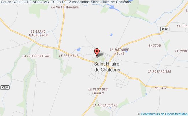 plan association Collectif Spectacles En Retz Saint-Hilaire-de-Chaléons