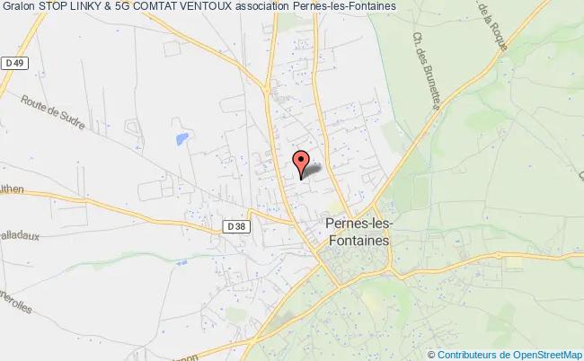 plan association Collectif Stop Linky Comtat Ventoux Pernes-les-Fontaines