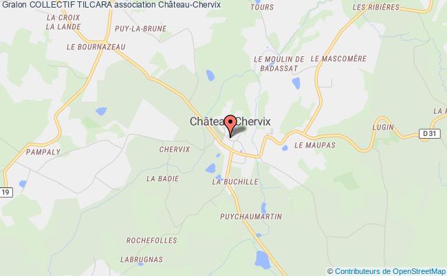 plan association Collectif Tilcara Château-Chervix