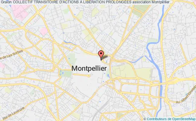 plan association Collectif Transitoire D'actions À LibÉration ProlongÉes Montpellier