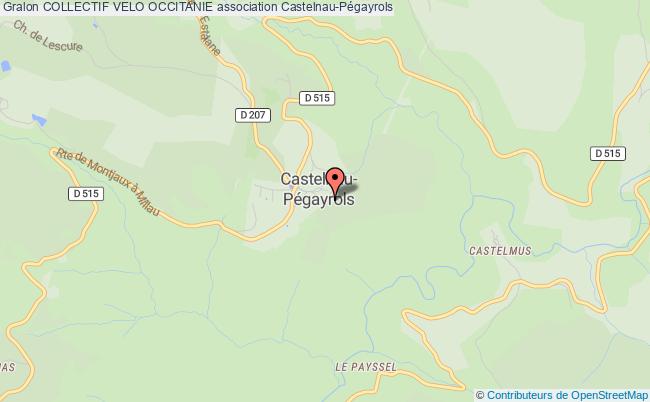plan association Collectif Velo Occitanie Castelnau-Pégayrols