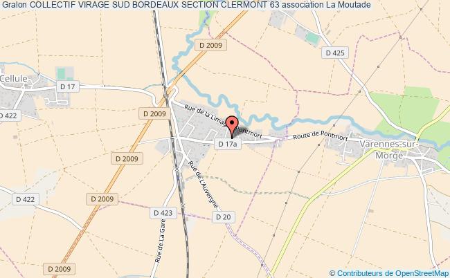 plan association Collectif Virage Sud Bordeaux Section Clermont 63 Cellule