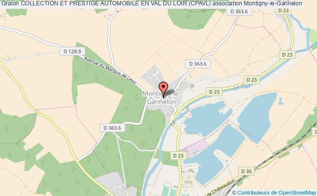 plan association Collection Et Prestige Automobile En Val Du Loir (cpavl) Montigny-le-Gannelon