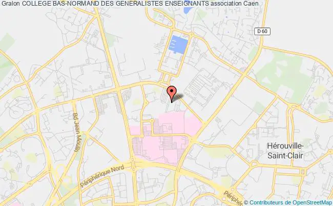 plan association College Bas-normand Des Generalistes Enseignants Caen