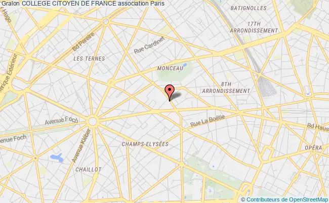 plan association College Citoyen De France Paris