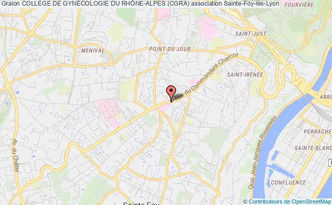plan association CollÈge De GynÉcologie Du RhÔne-alpes (cgra) Sainte-Foy-lès-Lyon
