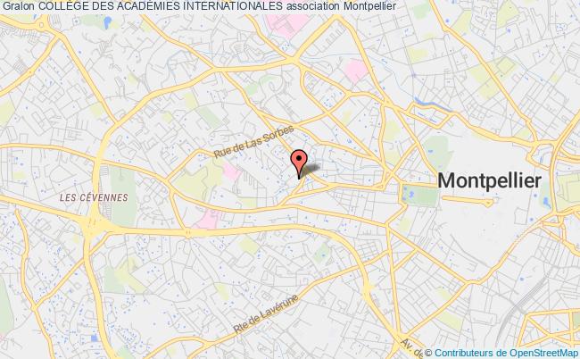 plan association CollÈge Des AcadÉmies Internationales Montpellier