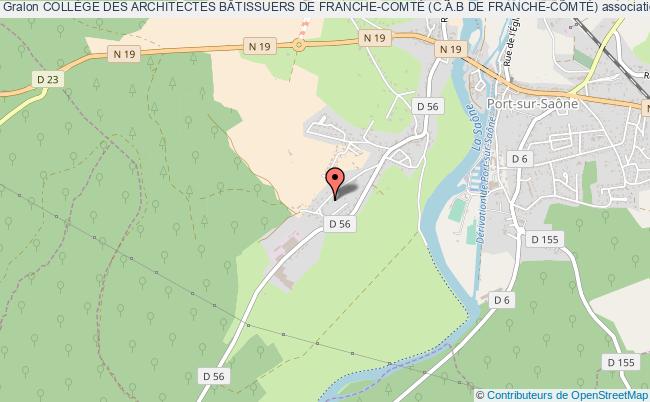 plan association CollÈge Des Architectes BÂtissuers De Franche-comtÉ (c.a.b De Franche-comtÉ) Port-sur-Saône