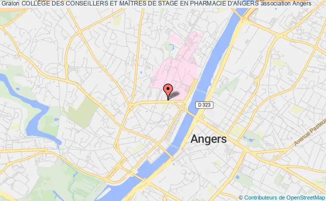 plan association CollÈge Des Conseillers Et MaÎtres De Stage En Pharmacie D'angers Angers