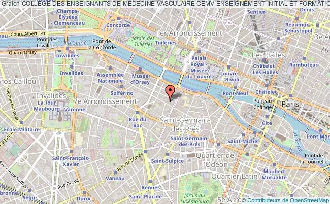 plan association College Des Enseignants De Medecine Vasculaire Cemv Enseignement Initial Et Formation Continue Paris