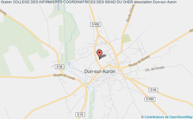 plan association College Des Infirmieres Coordinatrices Des Ssiad Du Cher Dun-sur-Auron