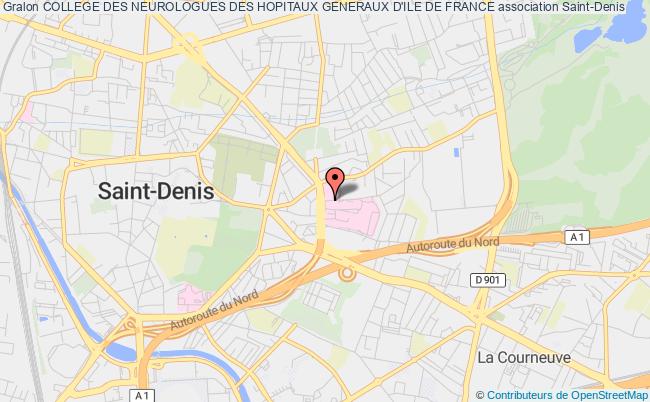 plan association College Des Neurologues Des Hopitaux Generaux D'ile De France Saint-Denis