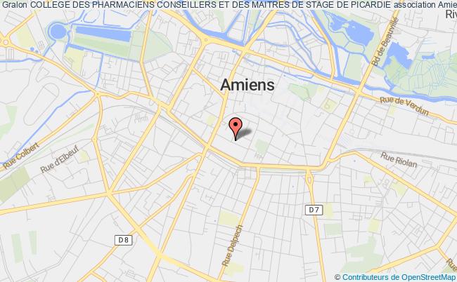 plan association College Des Pharmaciens Conseillers Et Des Maitres De Stage De Picardie Amiens
