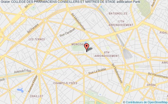 plan association College Des Pharmaciens Conseillers Et Maitres De Stage Paris