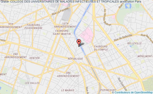 plan association College Des Universitaires De Maladies Infectieuses Et Tropicales Paris