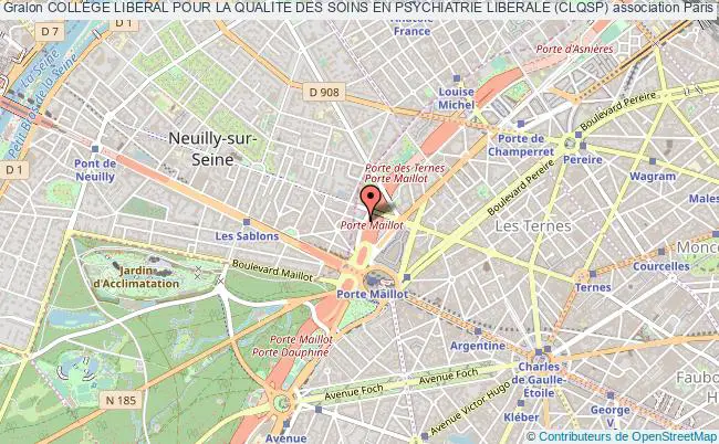 plan association College Liberal Pour La Qualite Des Soins En Psychiatrie Liberale (clqsp) Paris
