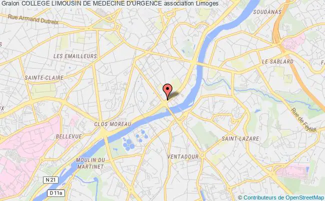 plan association College Limousin De Medecine D'urgence Limoges