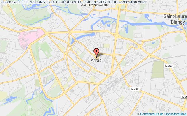 plan association College National D'occlusodontologie Region Nord. Arras