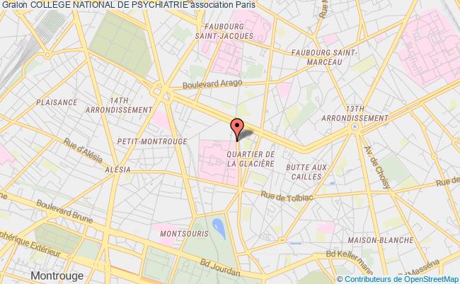 plan association College National De Psychiatrie Paris