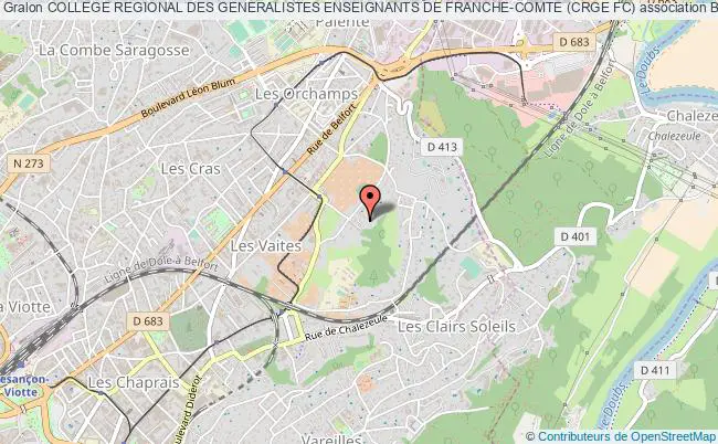 plan association College Regional Des Generalistes Enseignants De Franche-comte (crge Fc) Besançon