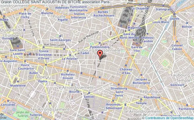 plan association College Saint Augustin De Bitche Paris
