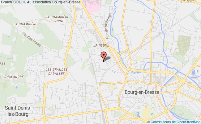 plan association Coloc'4l Bourg-en-Bresse
