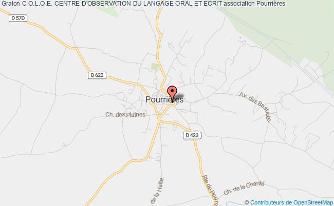 C.O.L.O.E. CENTRE D'OBSERVATION DU LANGAGE ORAL ET ECRIT