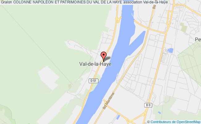 plan association Colonne NapolÉon Et Patrimoines Du Val De La Haye Val-de-la-Haye