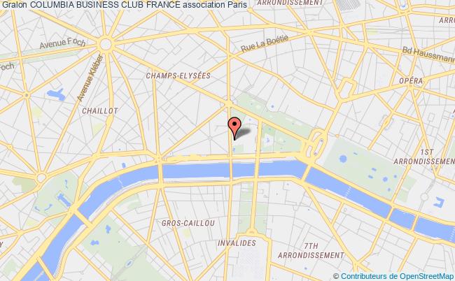 plan association Columbia Business Club France Paris