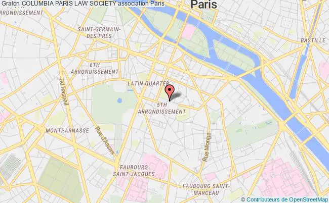 plan association Columbia Paris Law Society Paris