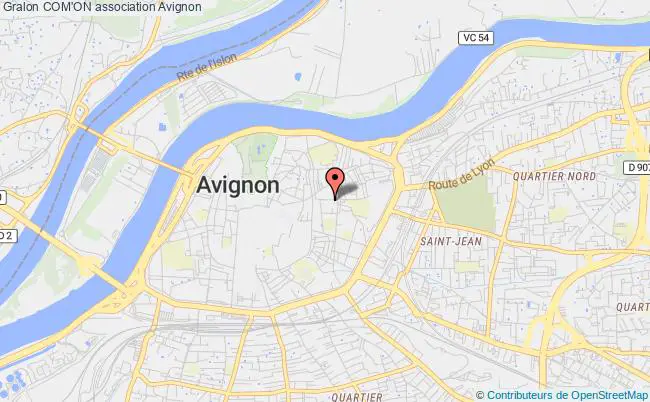 plan association Com'on Avignon