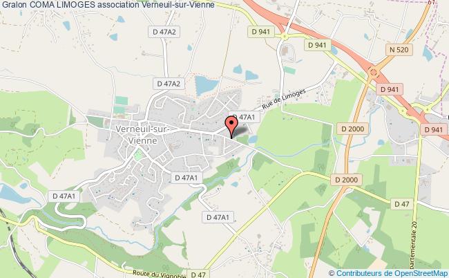 plan association Coma Limoges Verneuil-sur-Vienne